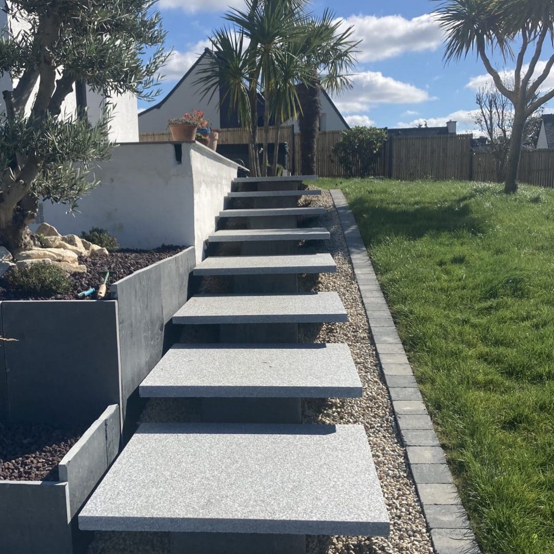 Marche Pali re Granit Ext rieur Gris HESTIA Pierre Jardin